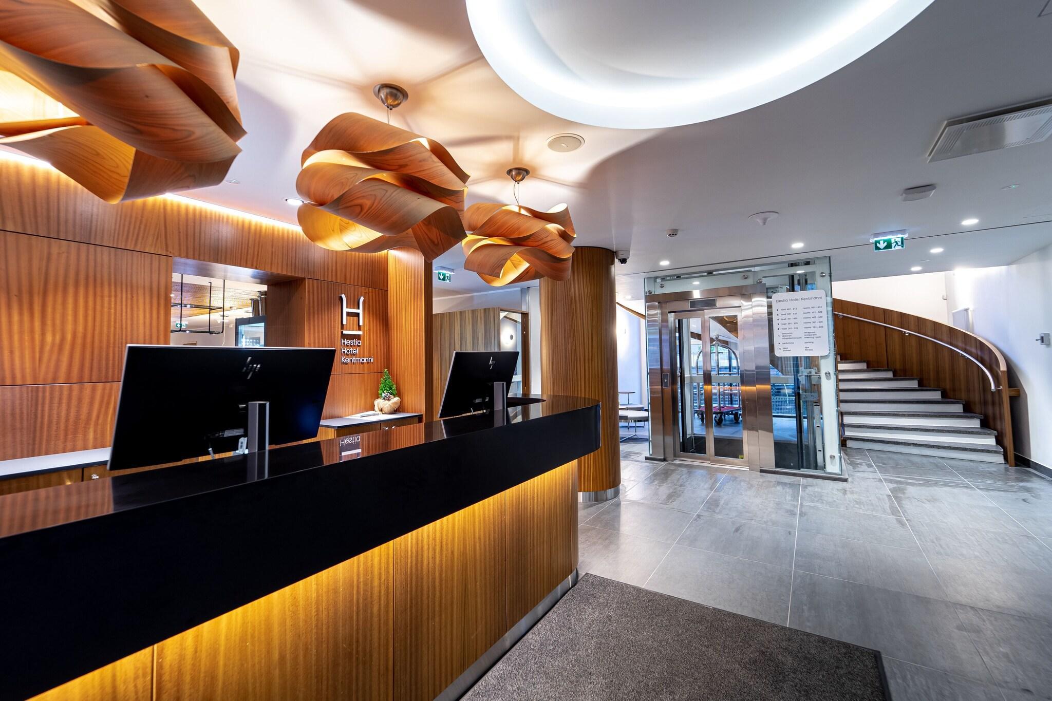 Vista Lobby Hestia Hotel Kentmanni