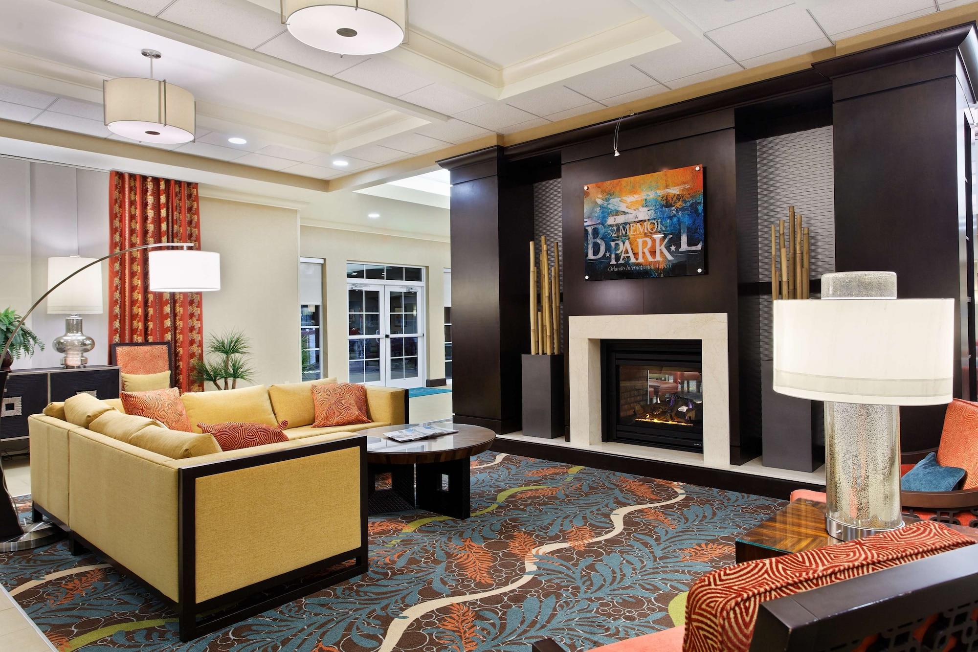 Vista Lobby Homewood Suites by Hilton Orlando Airport