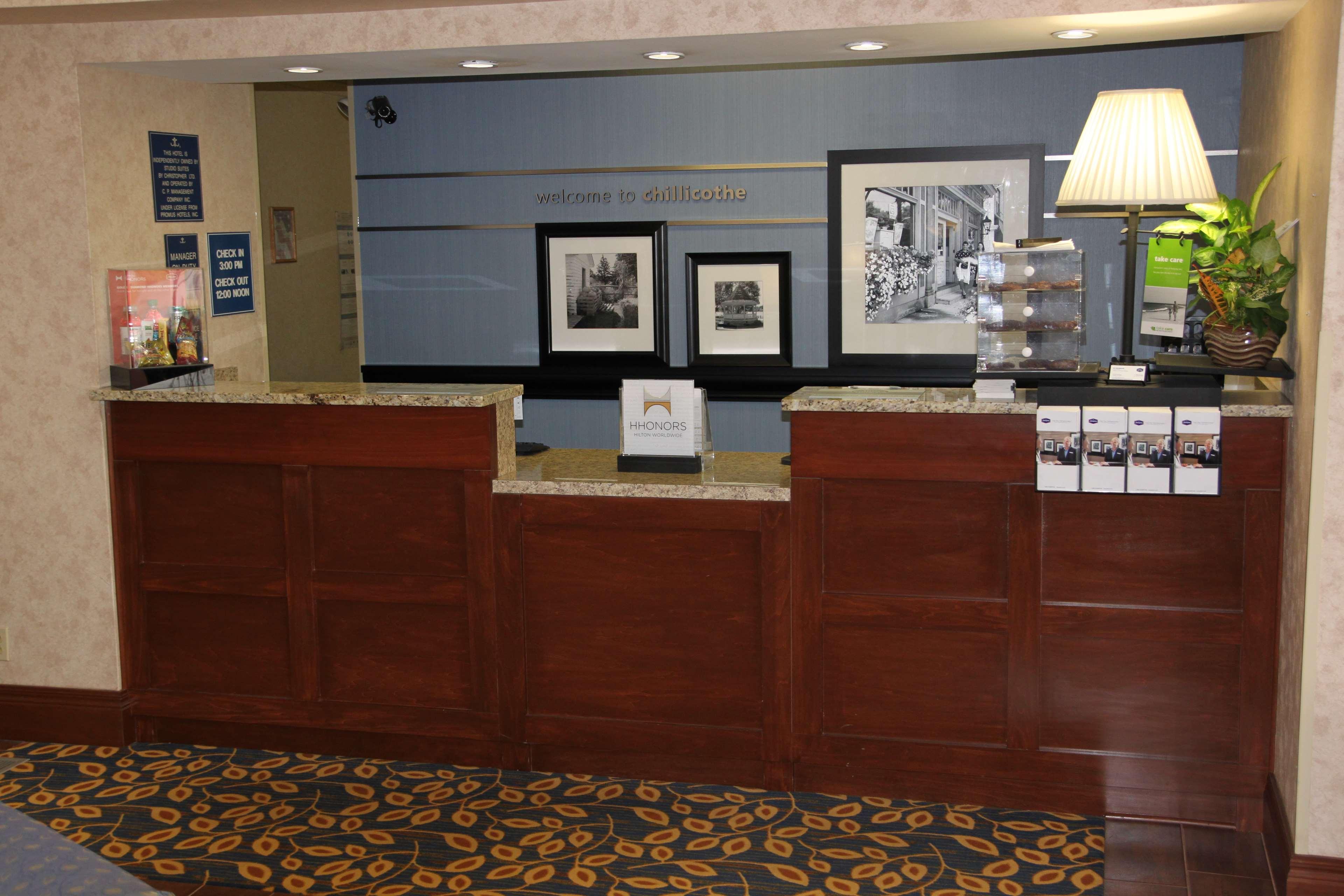 Vista Lobby Hampton Inn & Suites Chillicothe