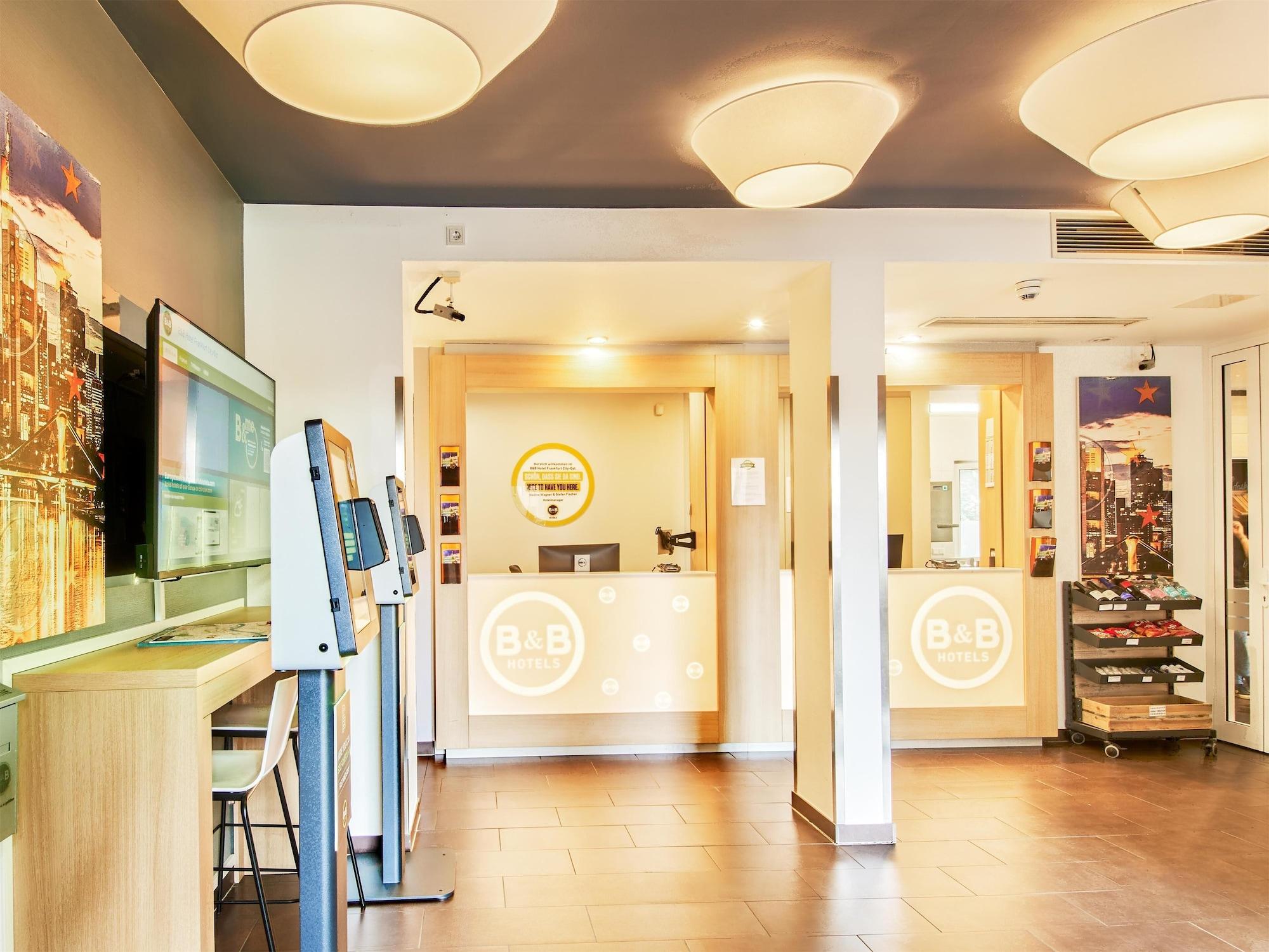 Vista Lobby B&B Hotel Frankfurt City-Ost