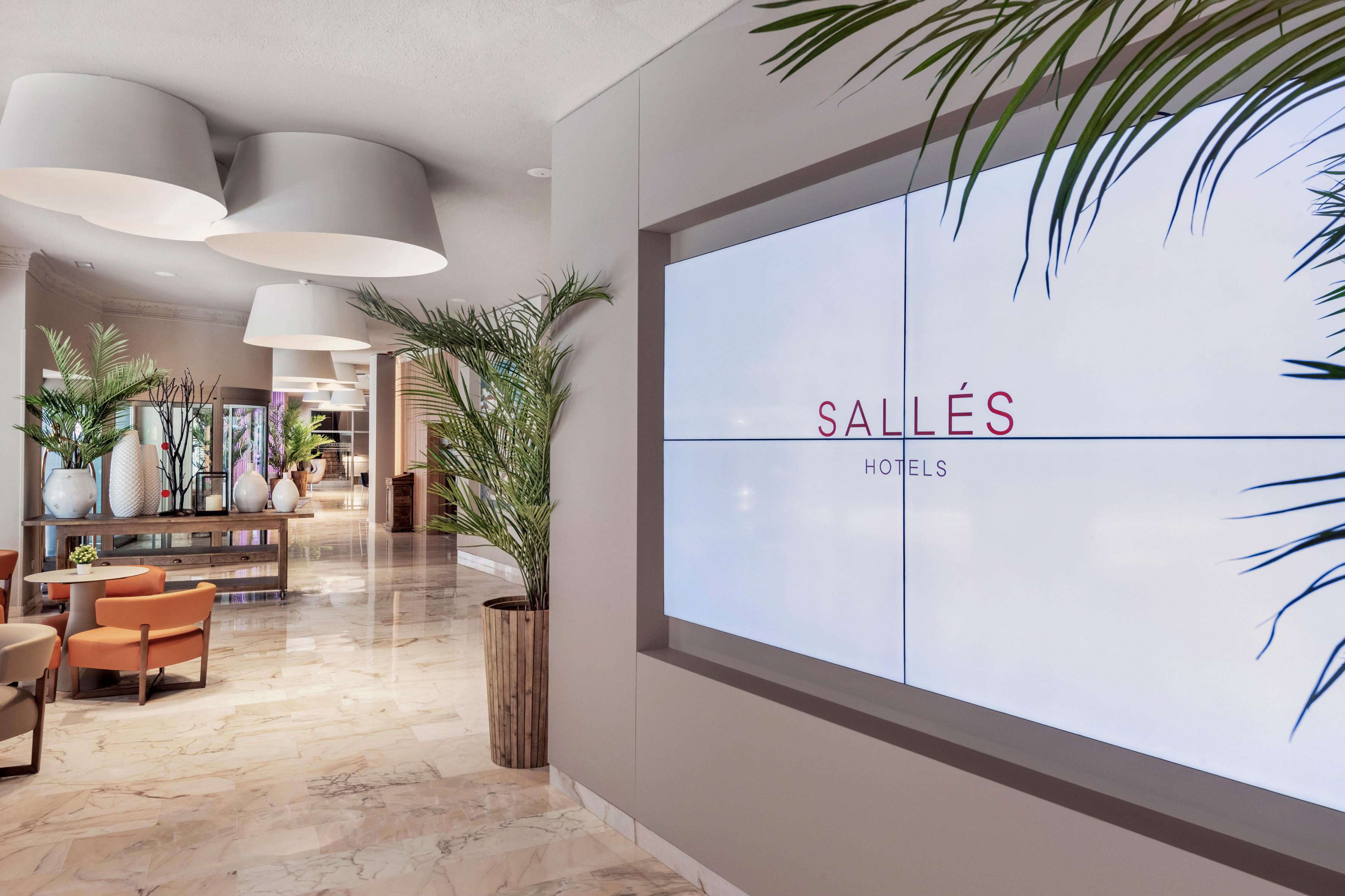 Vista Lobby Sallés Hotel Málaga Centro