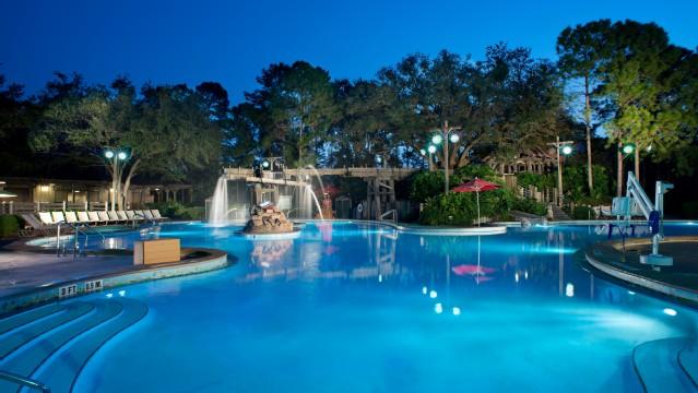 Vista Piscina Disney's Port Orleans Resort Riverside