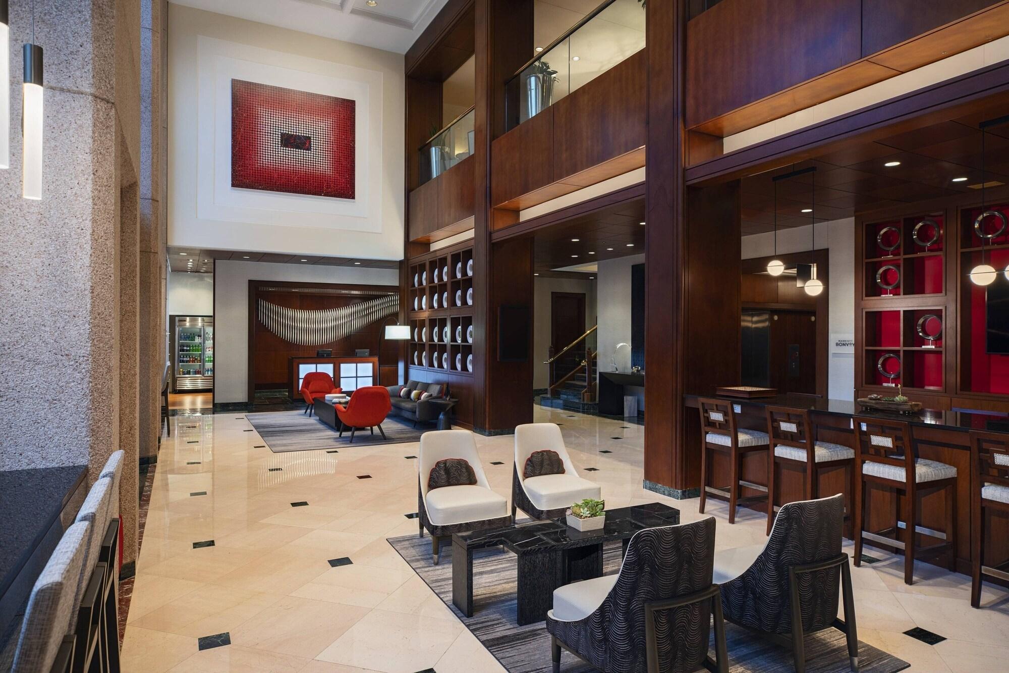 Vista Lobby Washington Dulles Marriott Suites