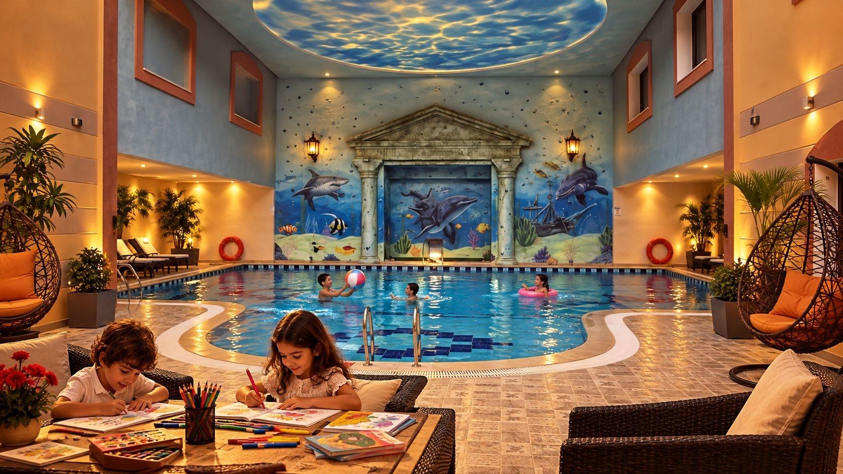 Vista Piscina Petra Canyon Hotel