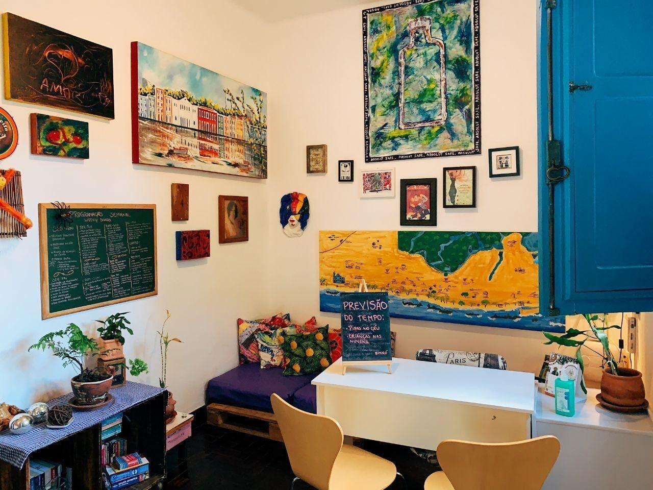 Vista Lobby Zili Pernambuco Hostel & CoWorking