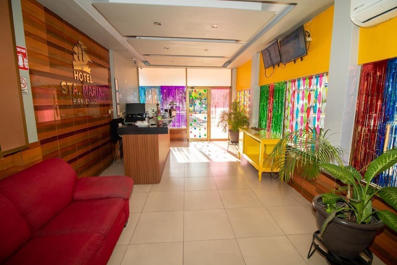Vista Lobby Hotel Santa María