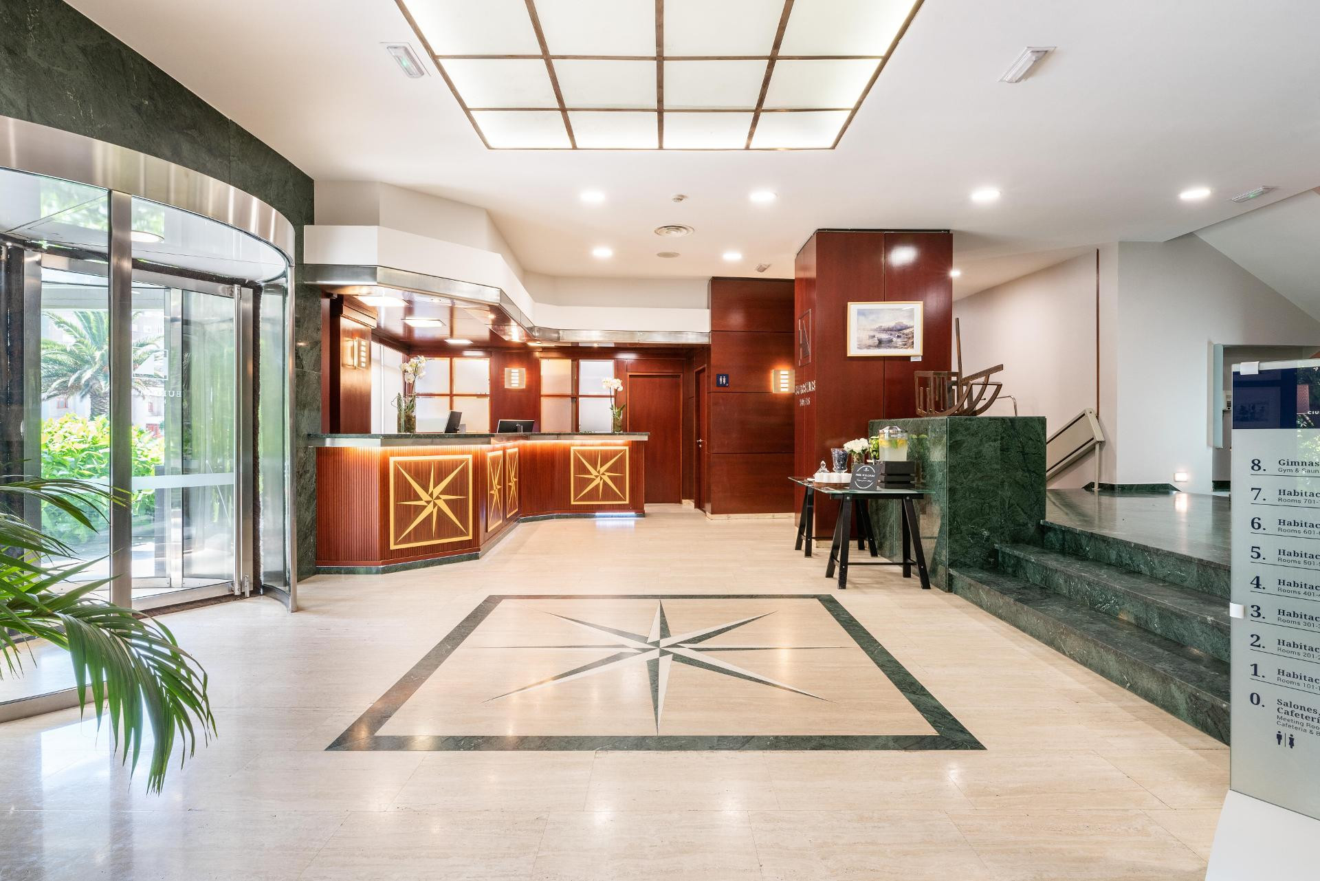 Vista Lobby Eurostars Ciudad de la Coruña