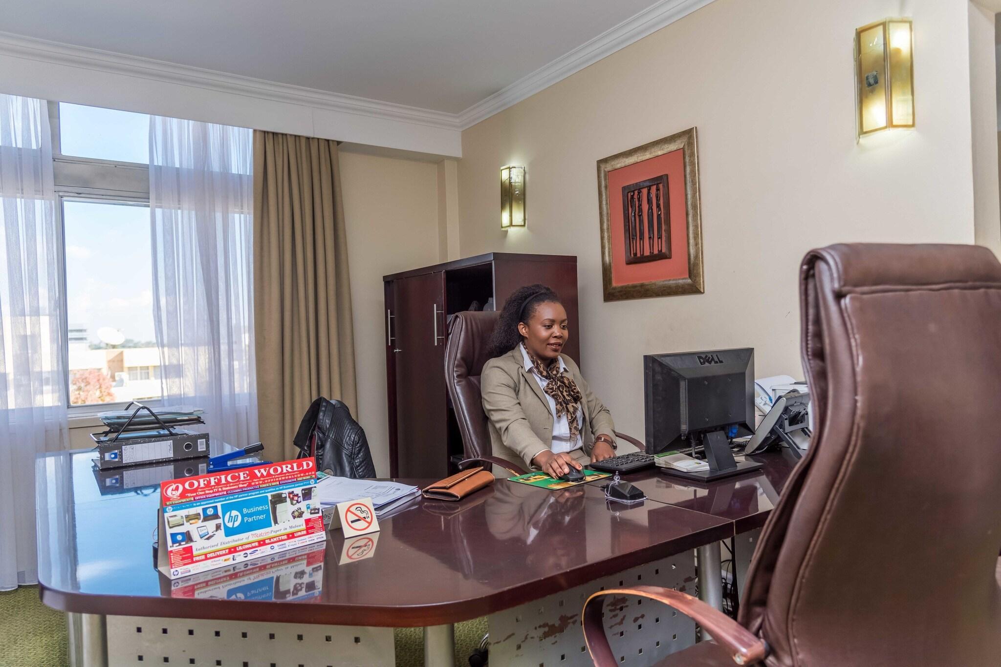 Vista Lobby Sunbird Mount Soche Hotel