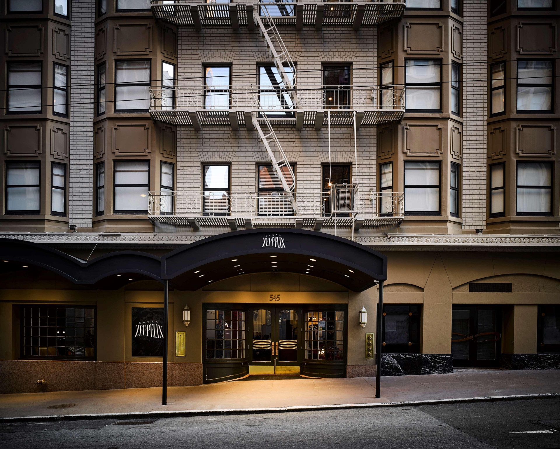 Vista Exterior Hotel Zeppelin San Francisco