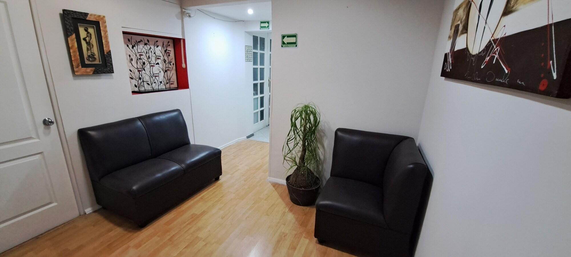 Vista Lobby Habitaciones Narvarte Del Valle