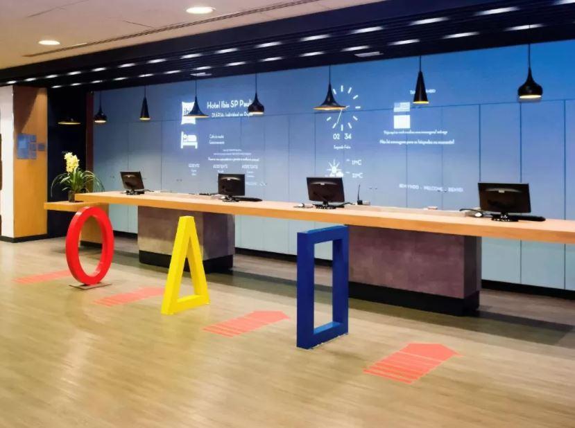 Vista Lobby ibis São Paulo Paulista