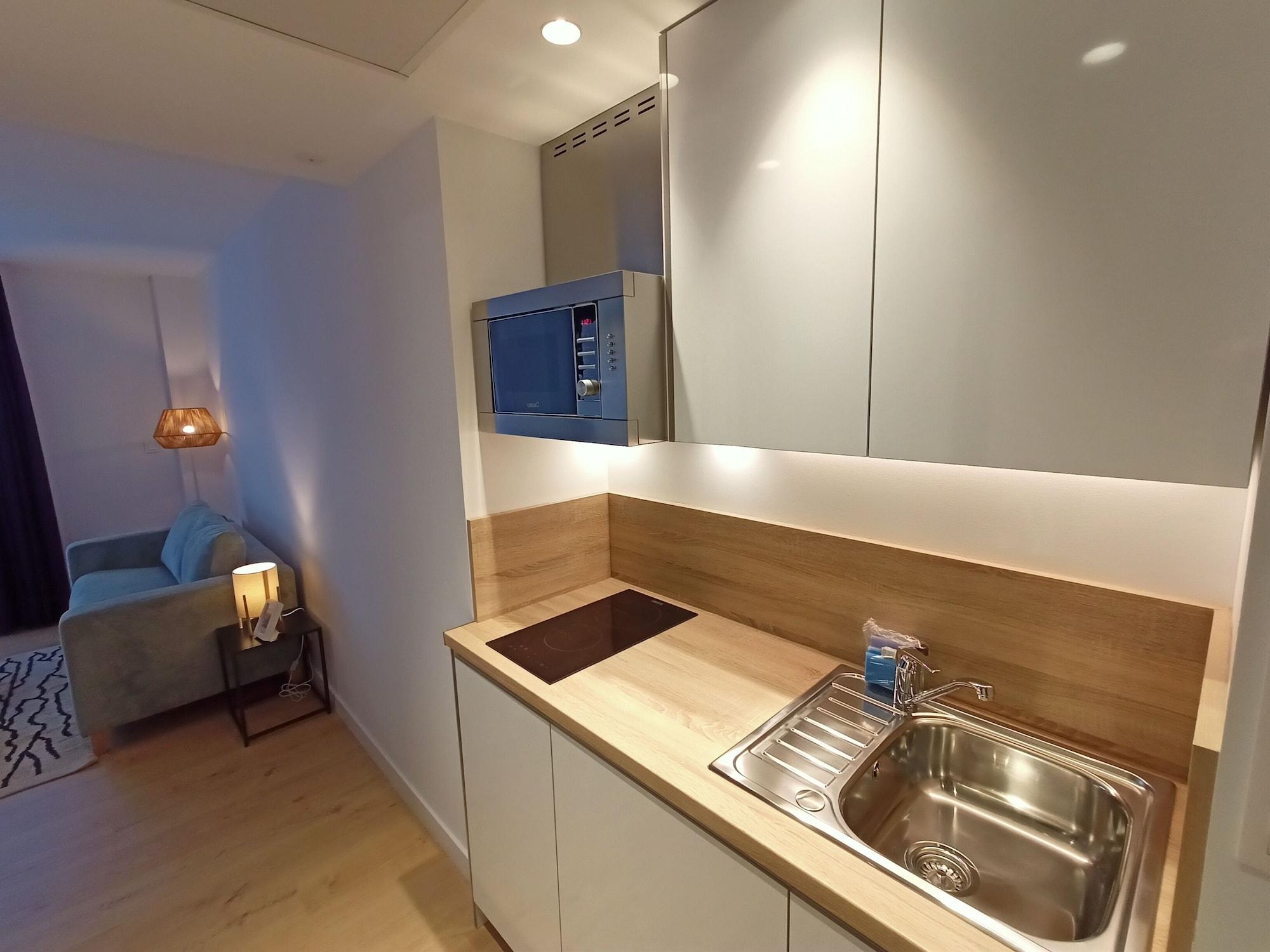 Equipamiento de Habitación abba Apartments Playa de Gros San Sebastián