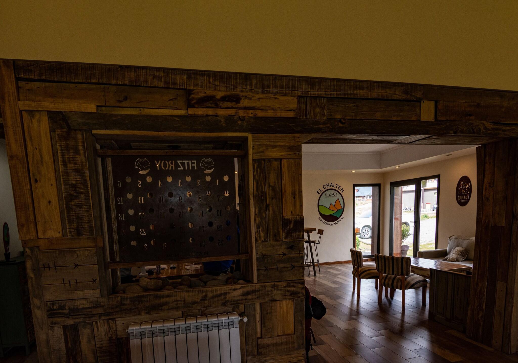 Vista Lobby Fitz Roy Hosteria de Montaña