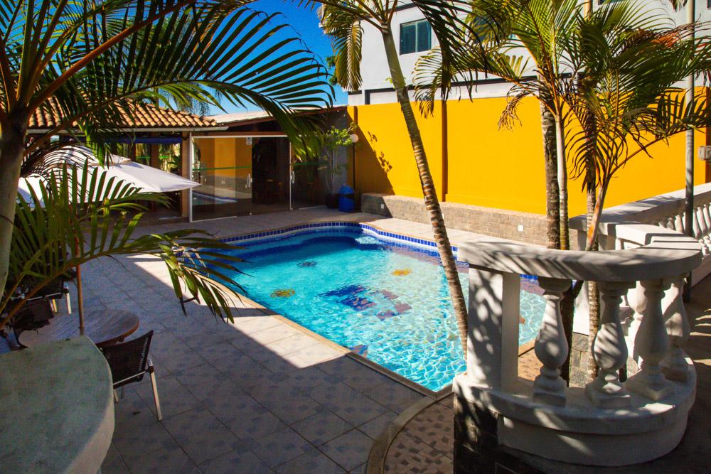 Vista Piscina Pousada Timoneiro
