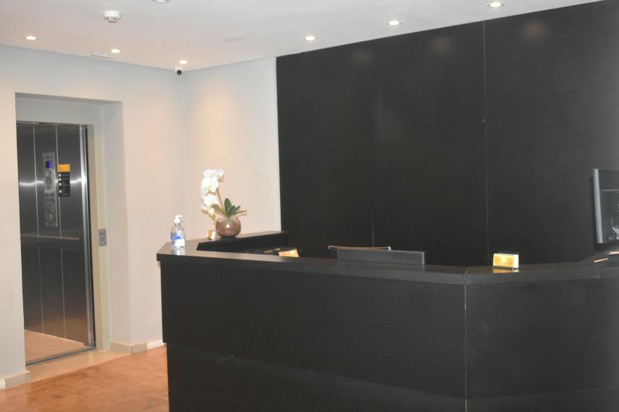 Vista do lobby Unity Hotel Paulista