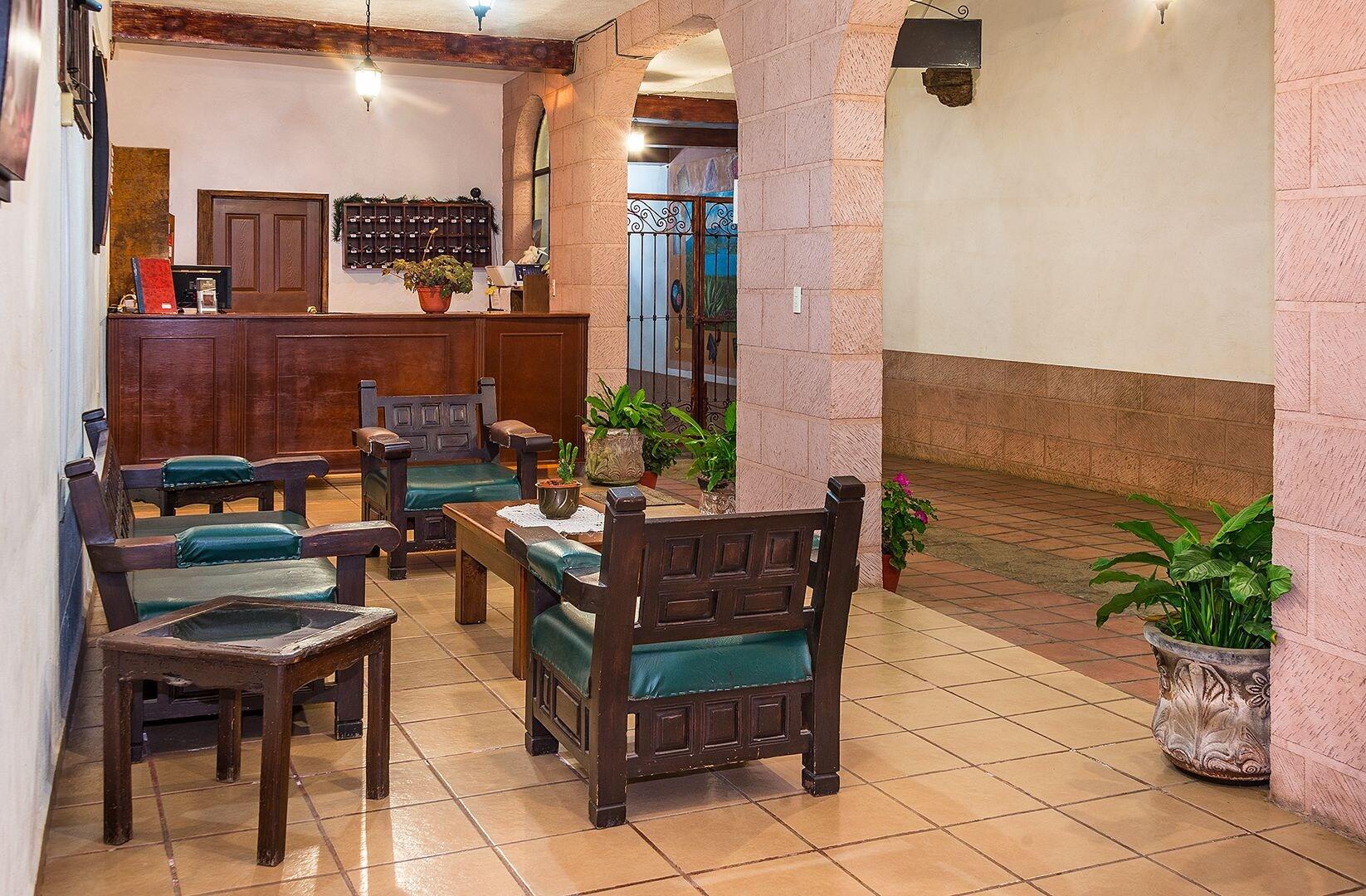Vista Lobby Hotel Posada el Fuerte San Miguel