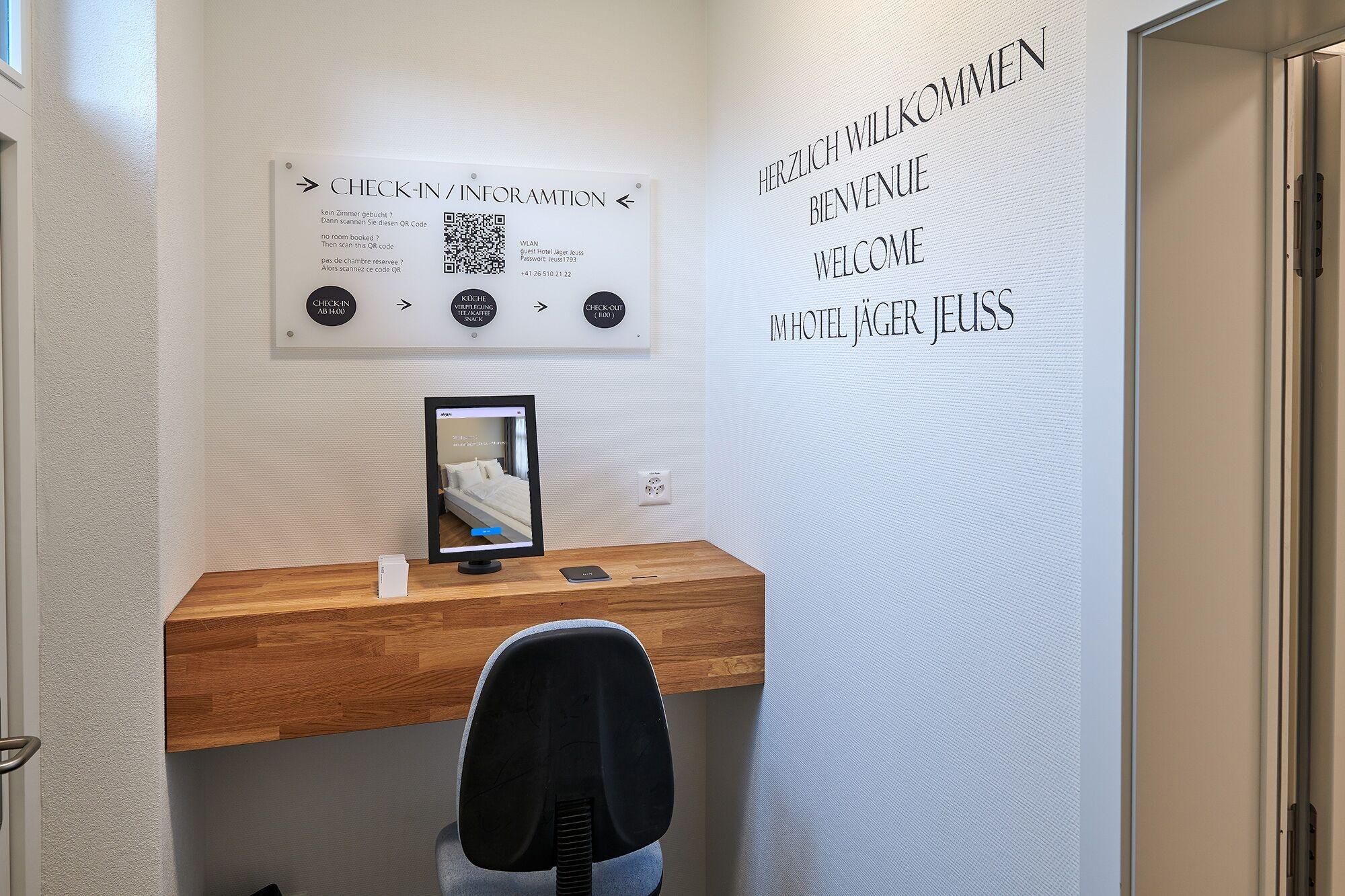 Vista Lobby Hotel Jäger Jeuss - Murten - Self-Check-in