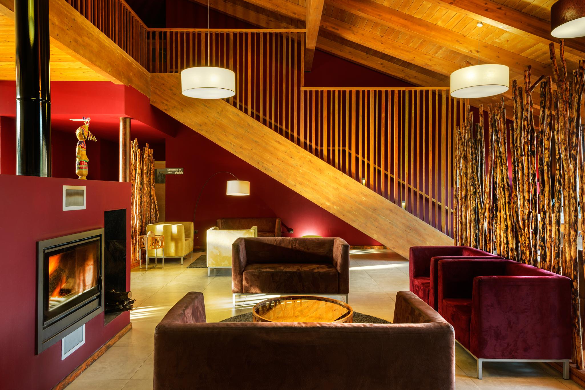 Vista Lobby Spa Aguas de los Mallos