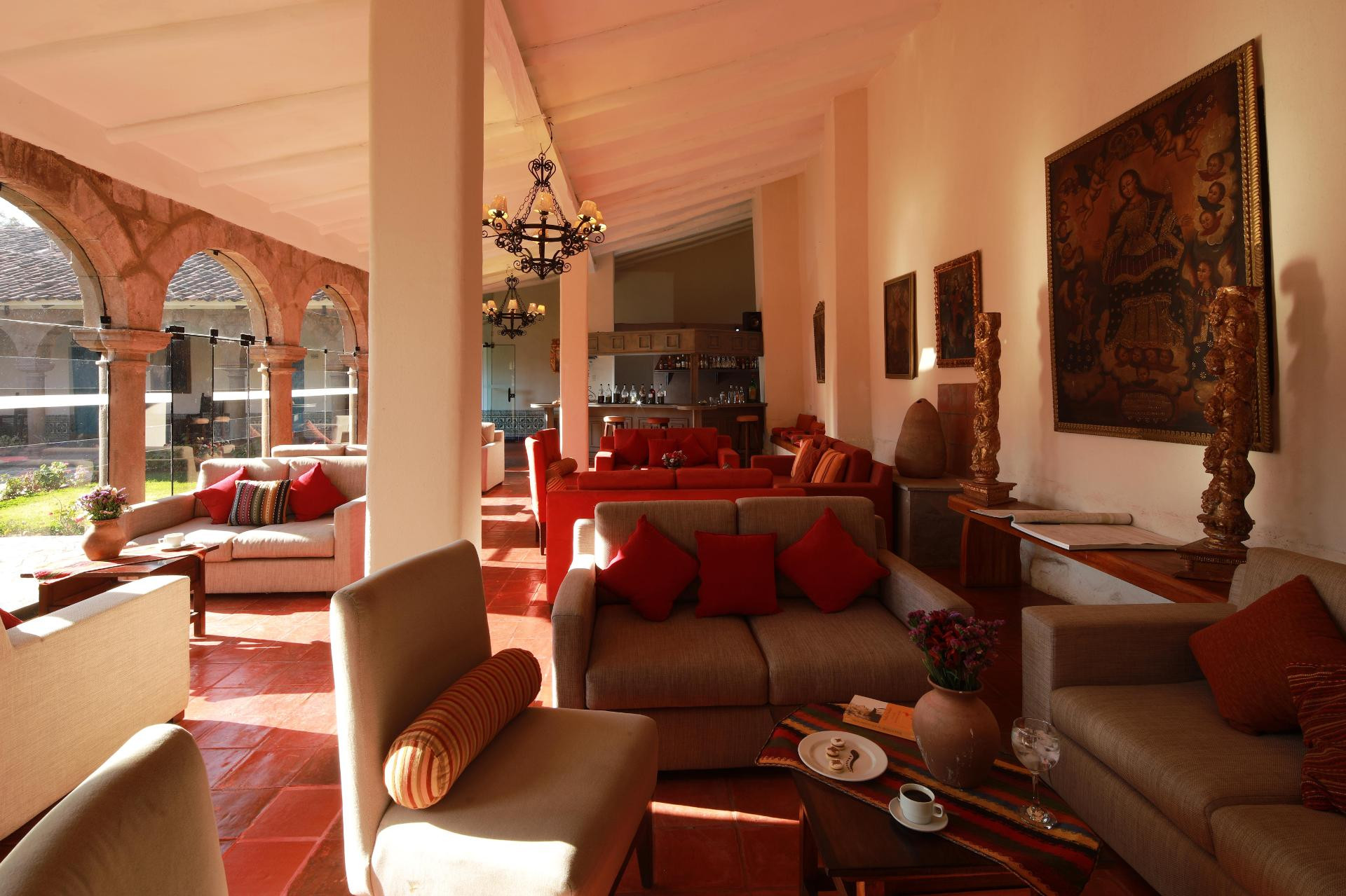 Vista Lobby San Agustin Monasterio de la Recoleta Hotel