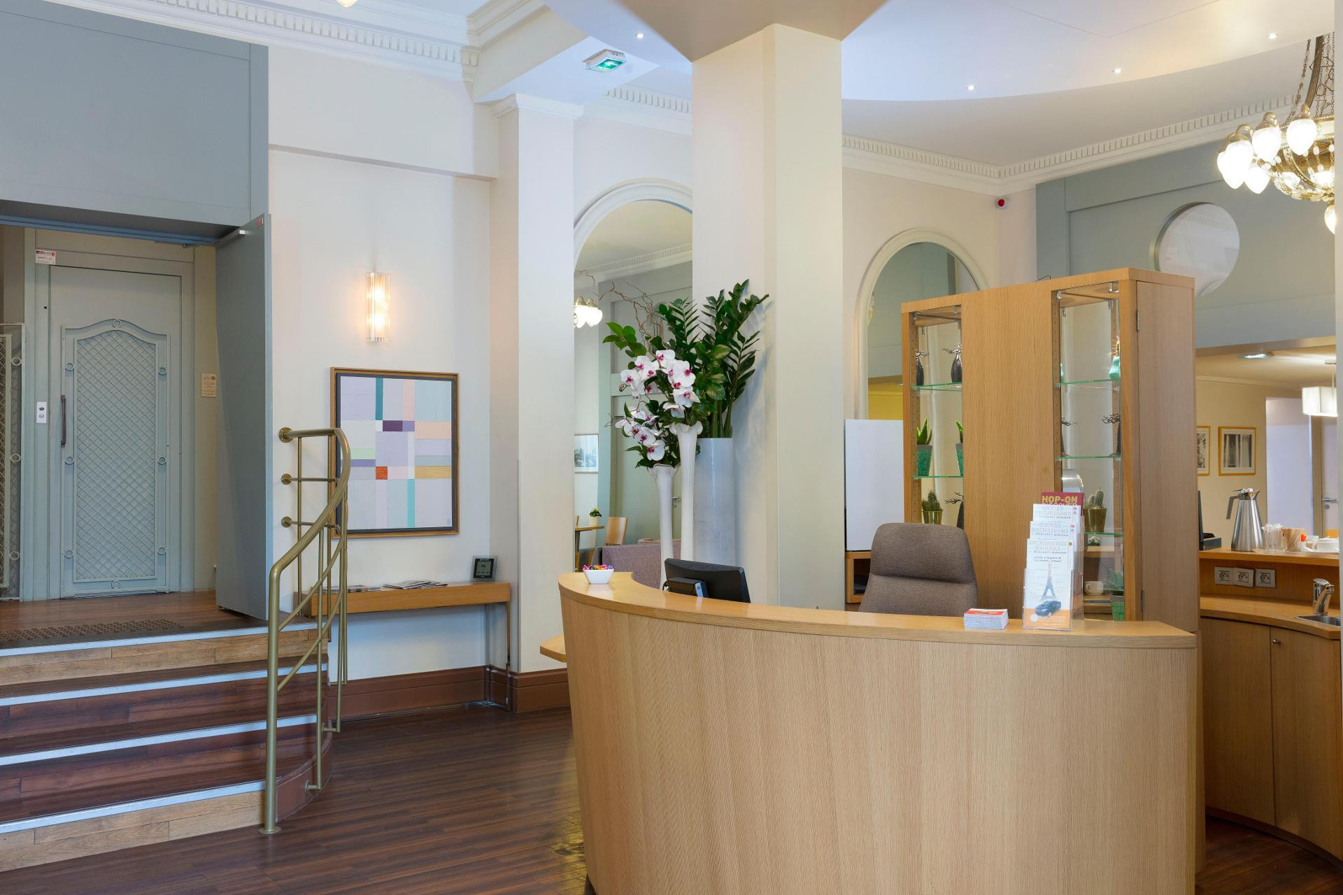 Vista Lobby Leonardo Boutique Hotel Paris Opera