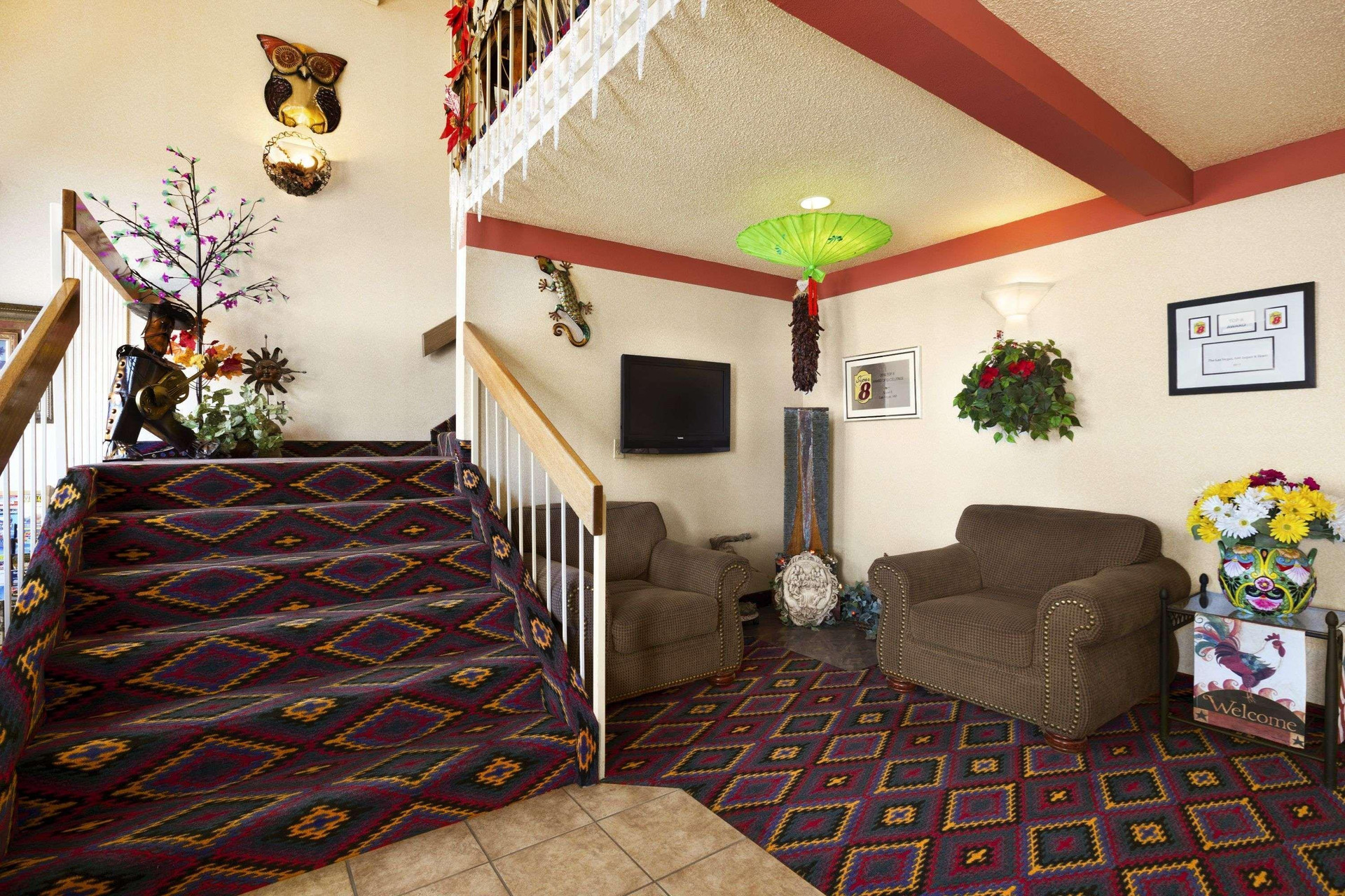 Vista do lobby Super 8 by Wyndham Las Vegas