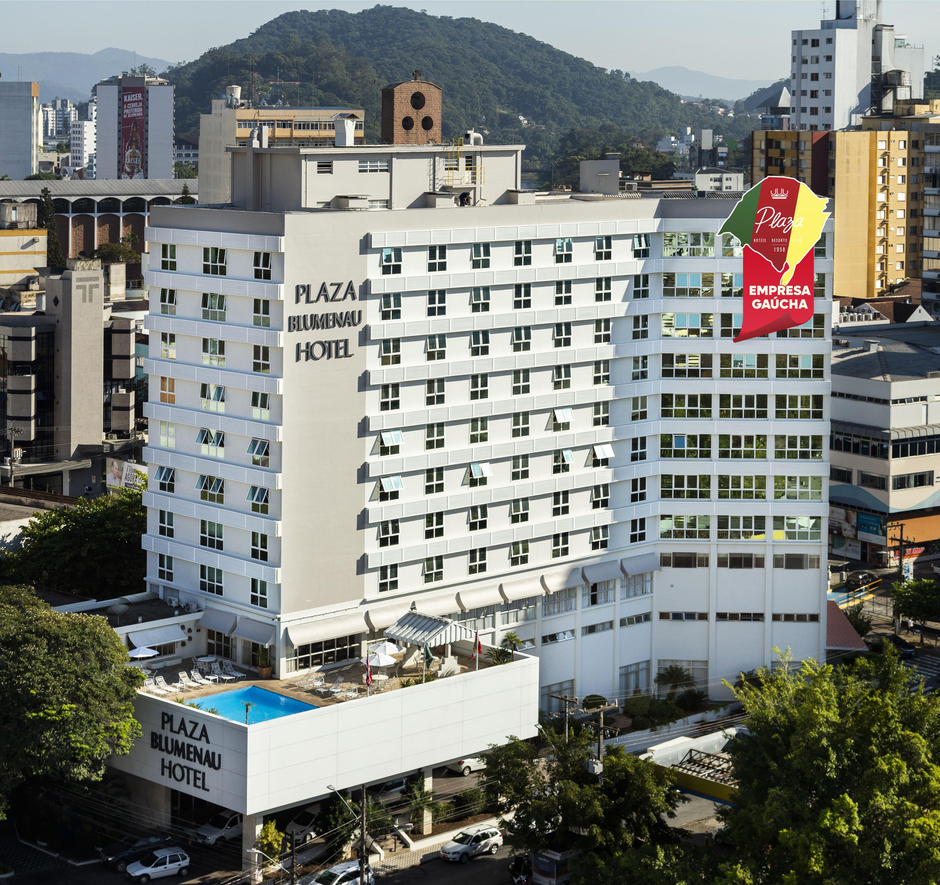 Vista Exterior Plaza Blumenau