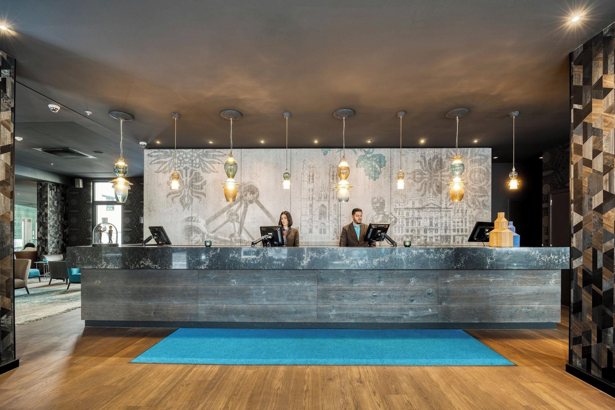 Vista Lobby Motel One Brussels