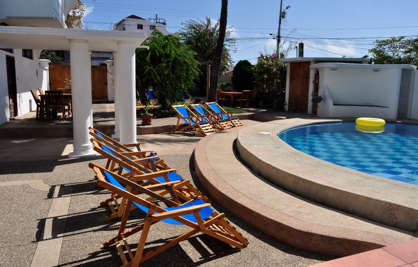 Vista Piscina GALAPAGOS HOUSE