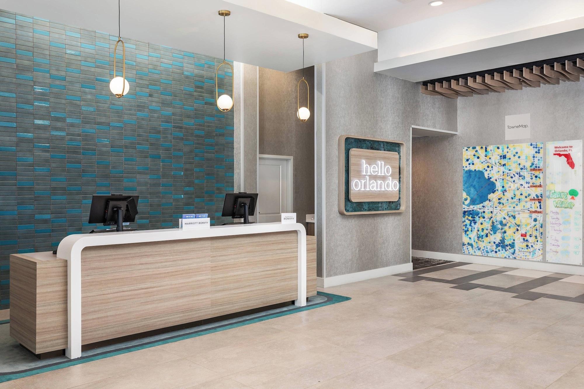 Vista Lobby TownePlace Suites by Marriott Orlando Southwest Near Universal