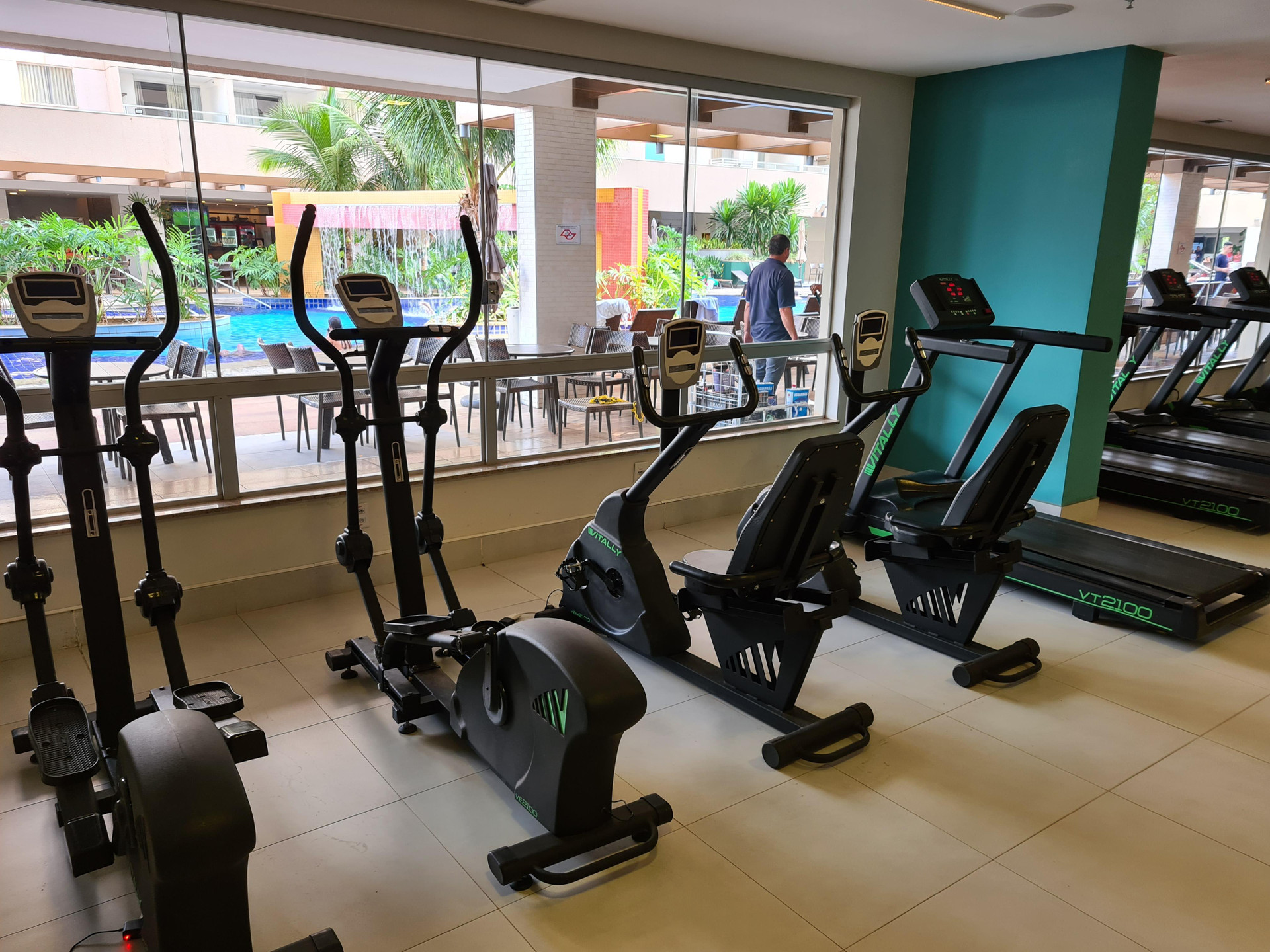 Gimnasio Hospede-se colado ao Thermas dos Laranjais, no Olímpia Park Resort