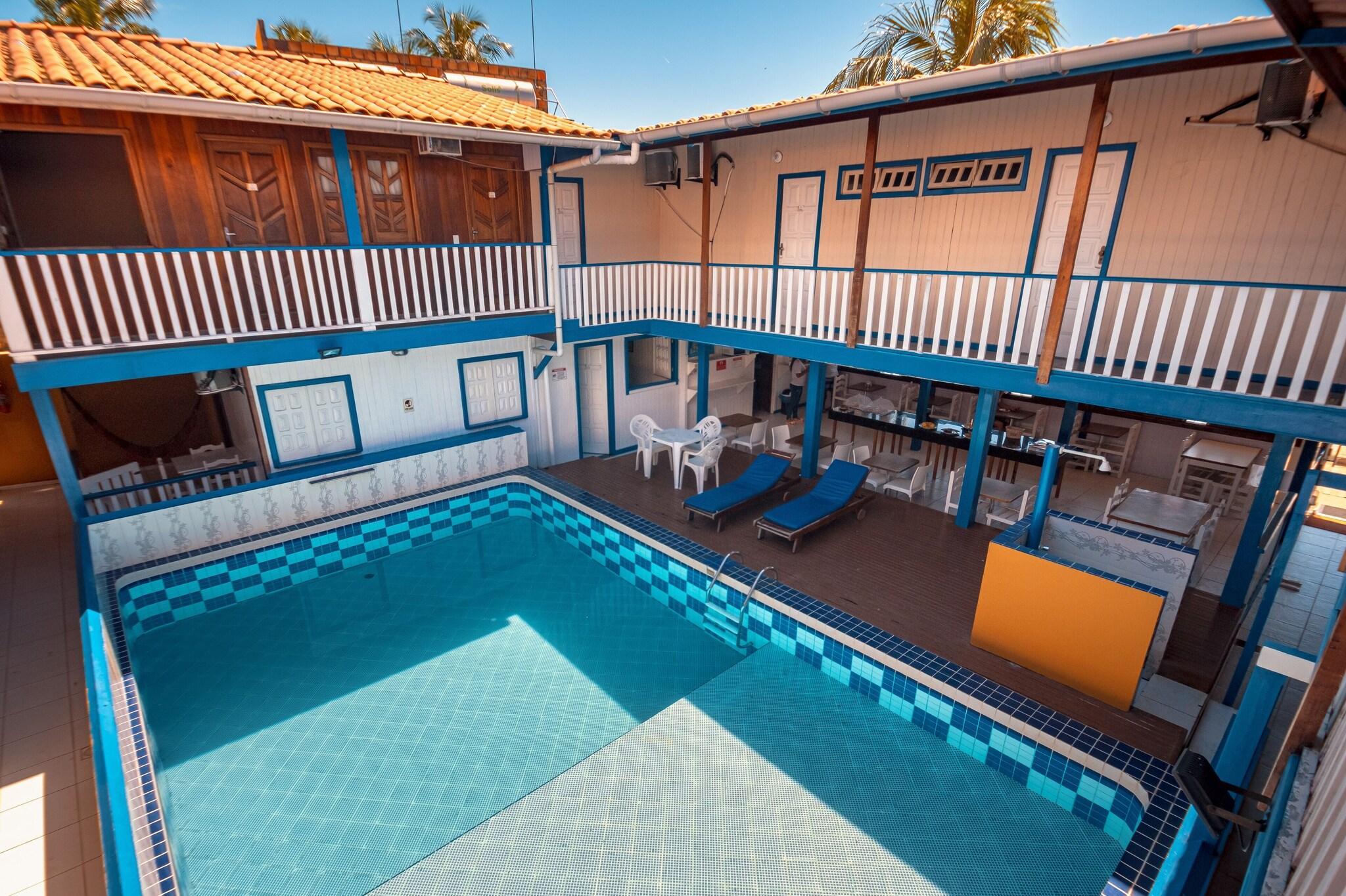 Vista Piscina Amendoeira Praia Hotel