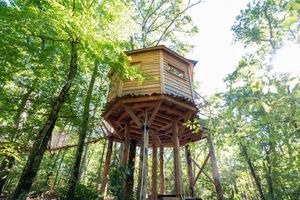 Alojamiento - Les Cabanes Perchées du Mas del Bosc