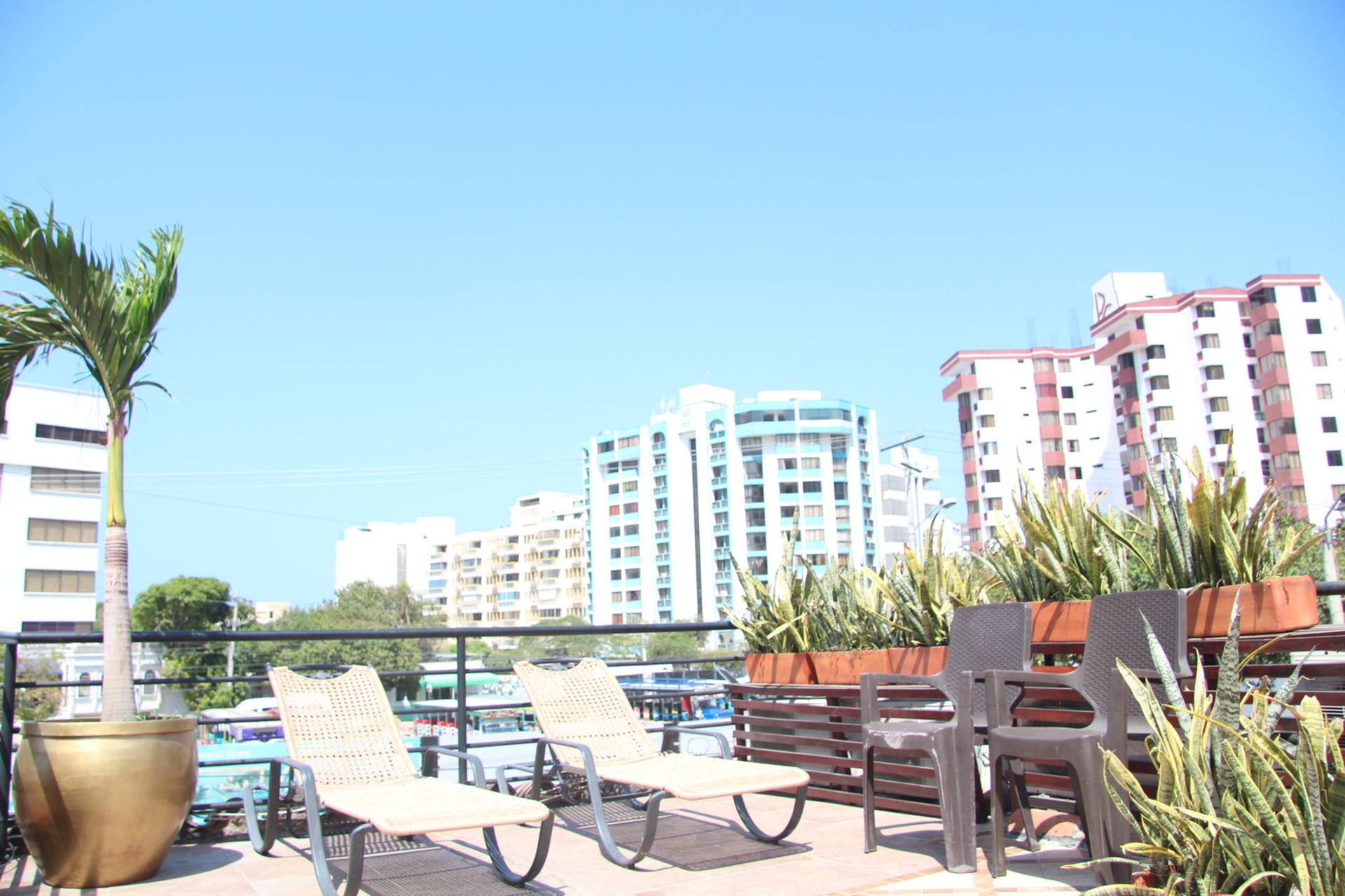 Vista a la ciudad Hotel Rodadero Dorado