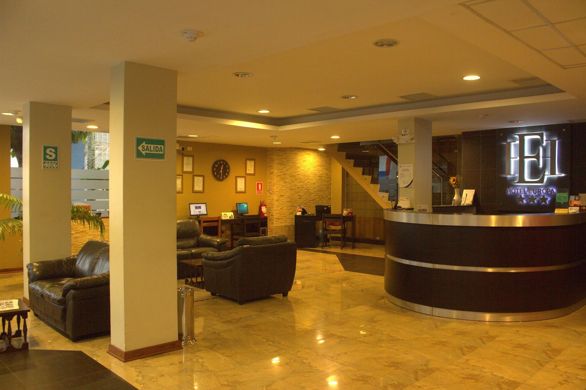 Vista Lobby Hotel Europa Iquitos