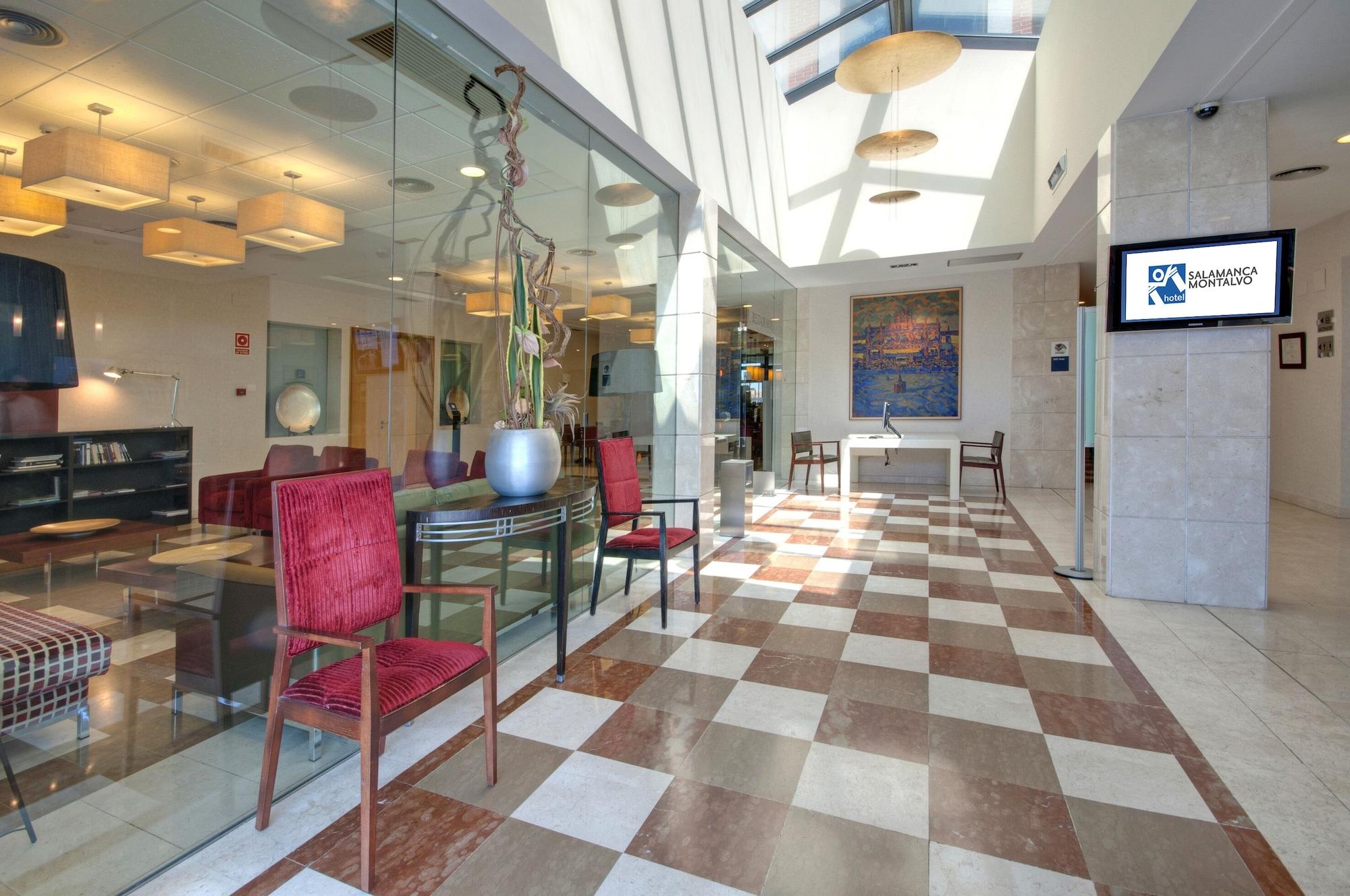 Vista Lobby Hotel Salamanca Montalvo