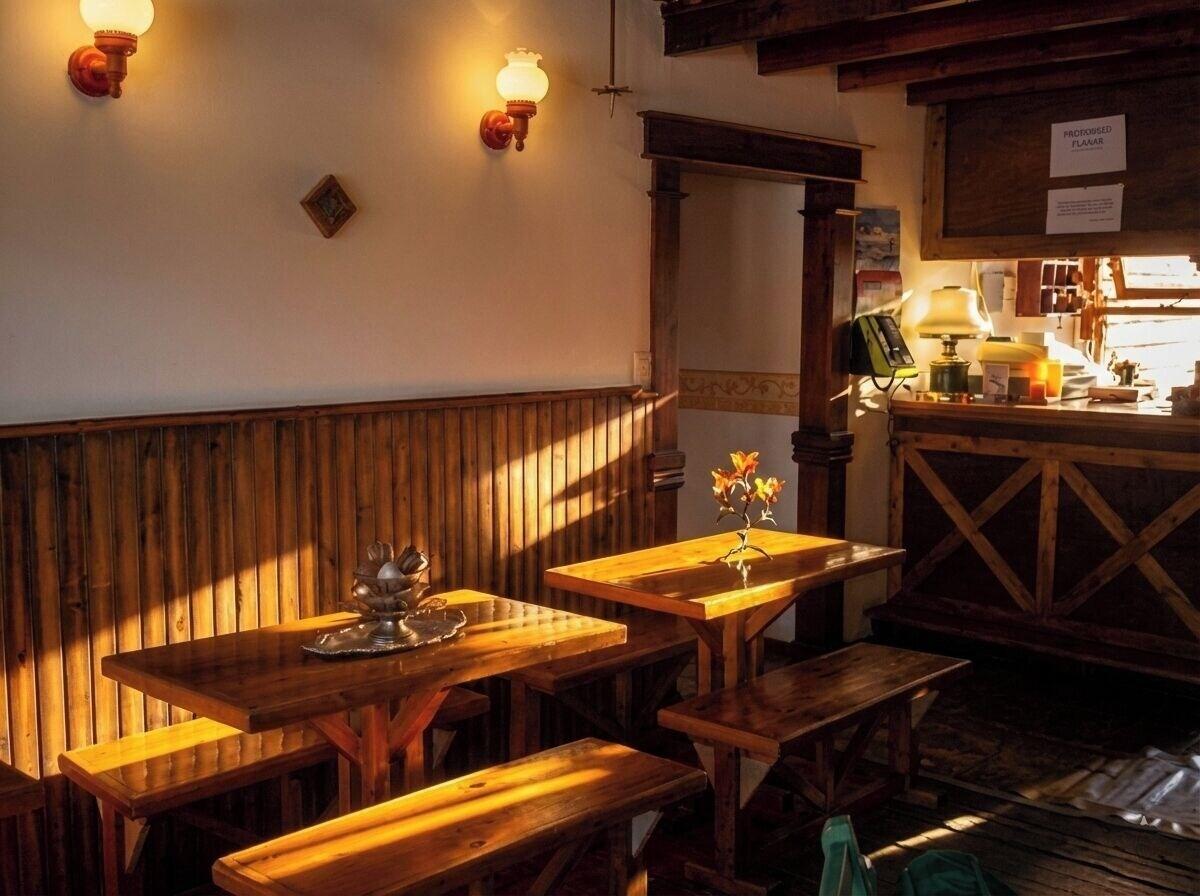 Vista Lobby Hostal de la Laguna