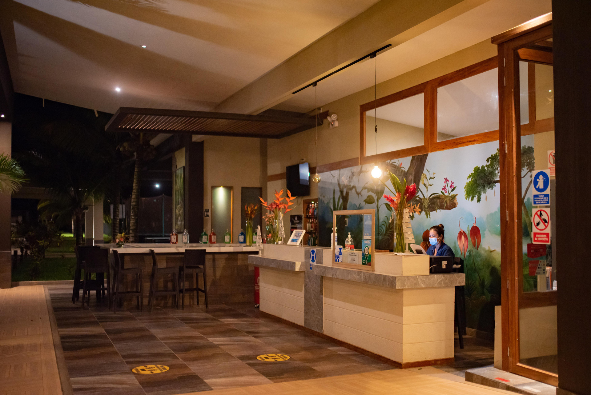 Vista Lobby El Sauce Resort