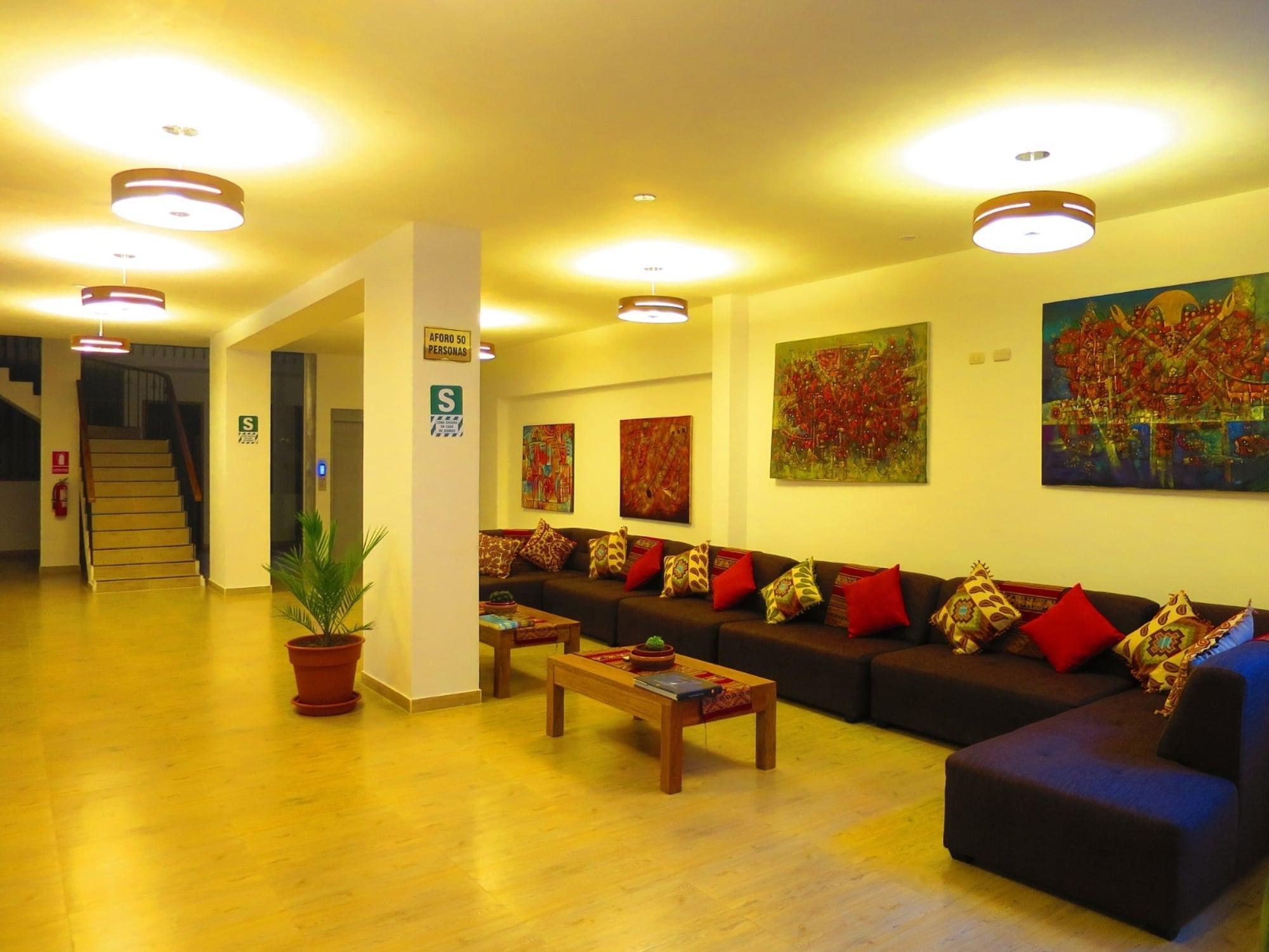 Vista Lobby HOTEL TERRAZA DE LUNA