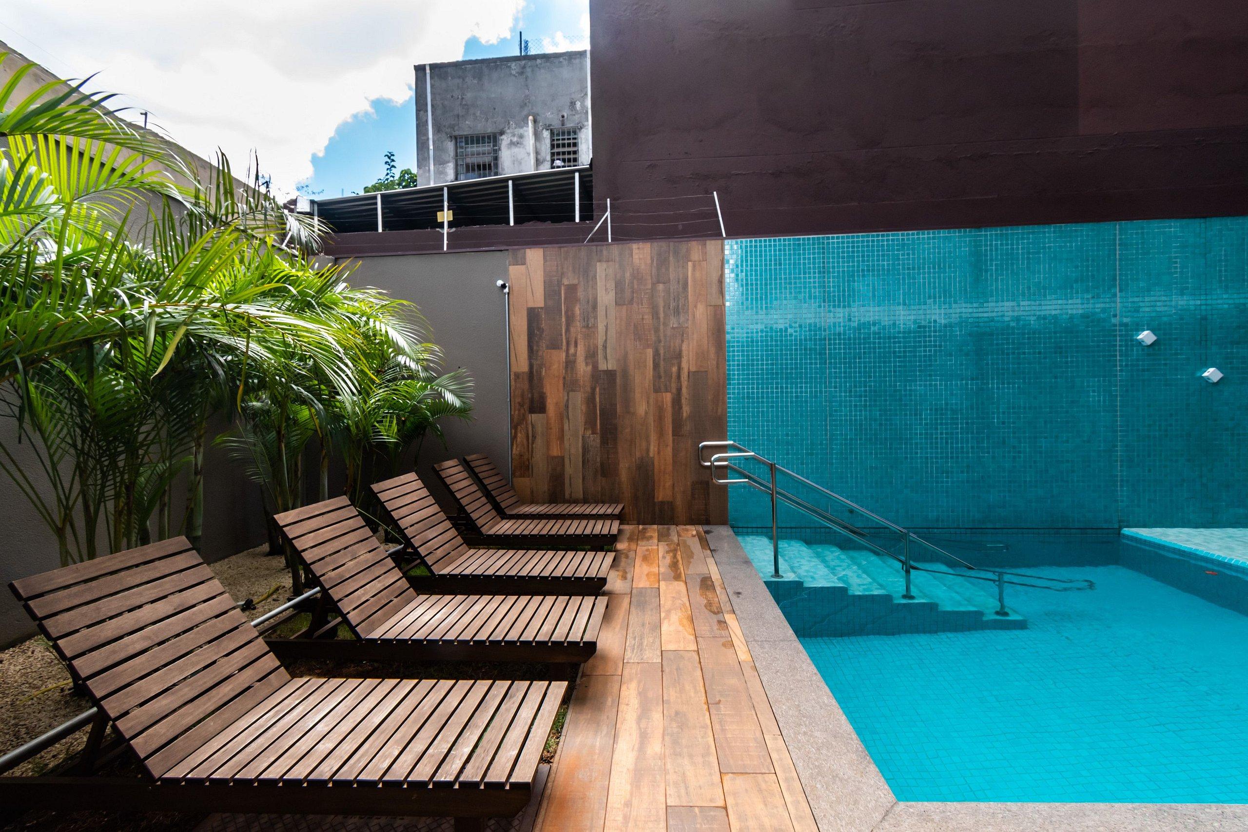 Vista Piscina MA7 Studio no Centro SP Prox 25 de Março e Mercadão e StaEfigenia