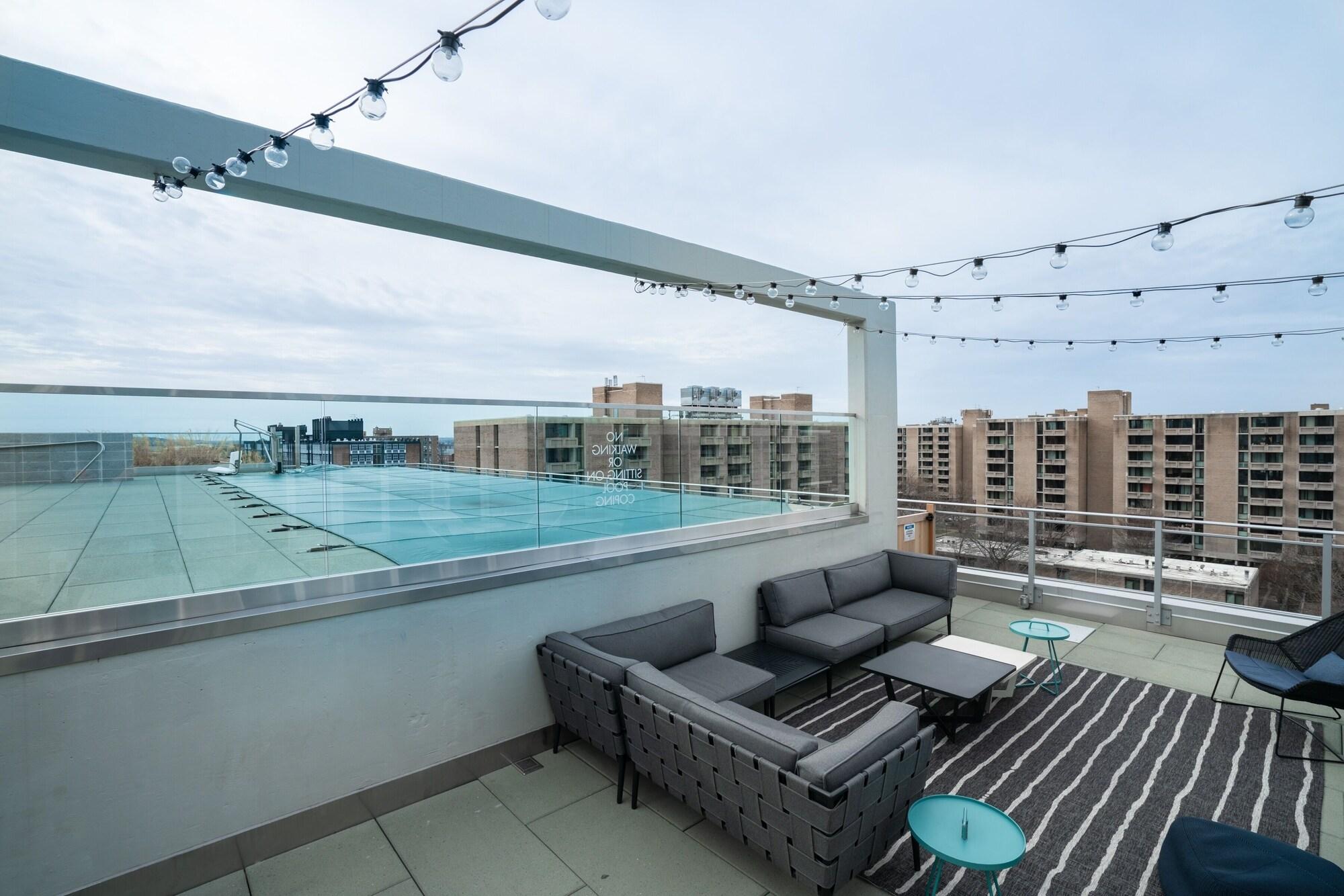 Pool view Waterfront Two Bedroom Apartment in a Brand new Building 2 Apts by Redawning