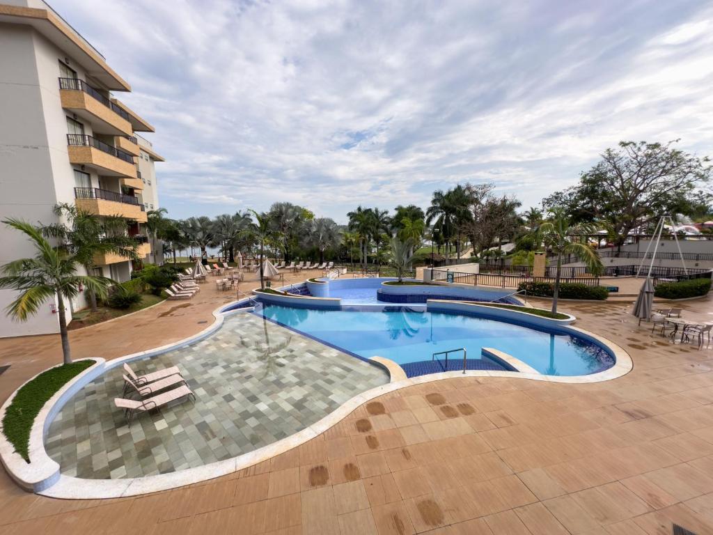 Vista Piscina Prive Marina Flat & Nautica