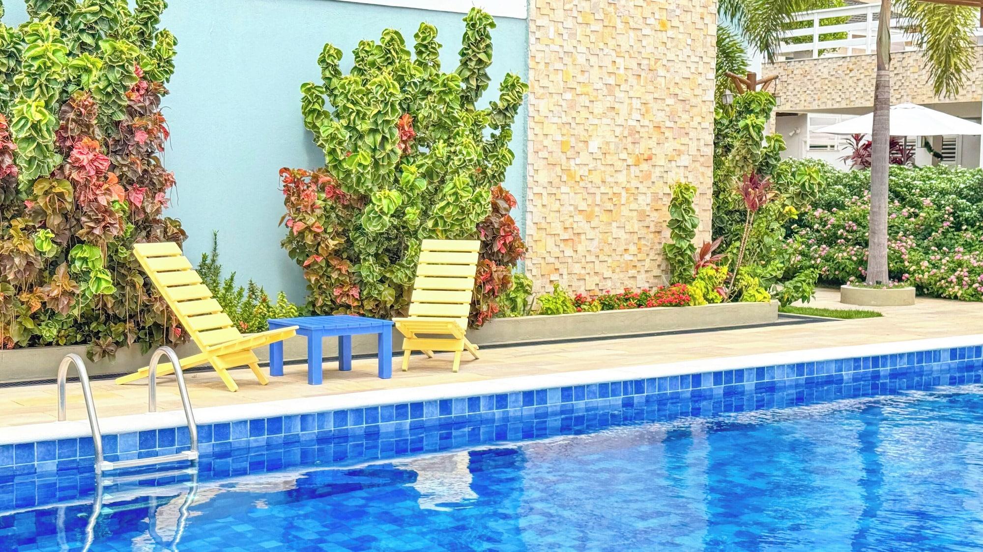 Vista Piscina Pousada Diane