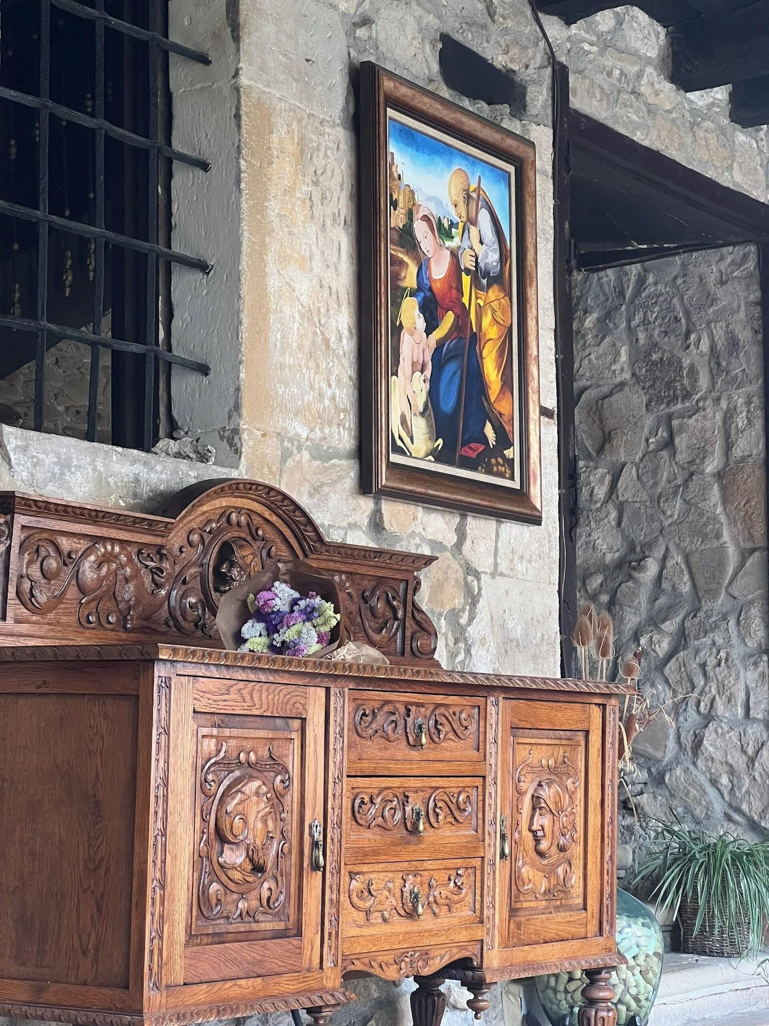 Vista Lobby Posada Torre-Palacio de los Alvarado