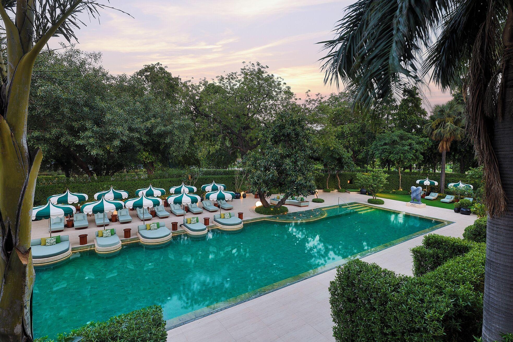 Vista Piscina Shangri-La Eros, New Delhi