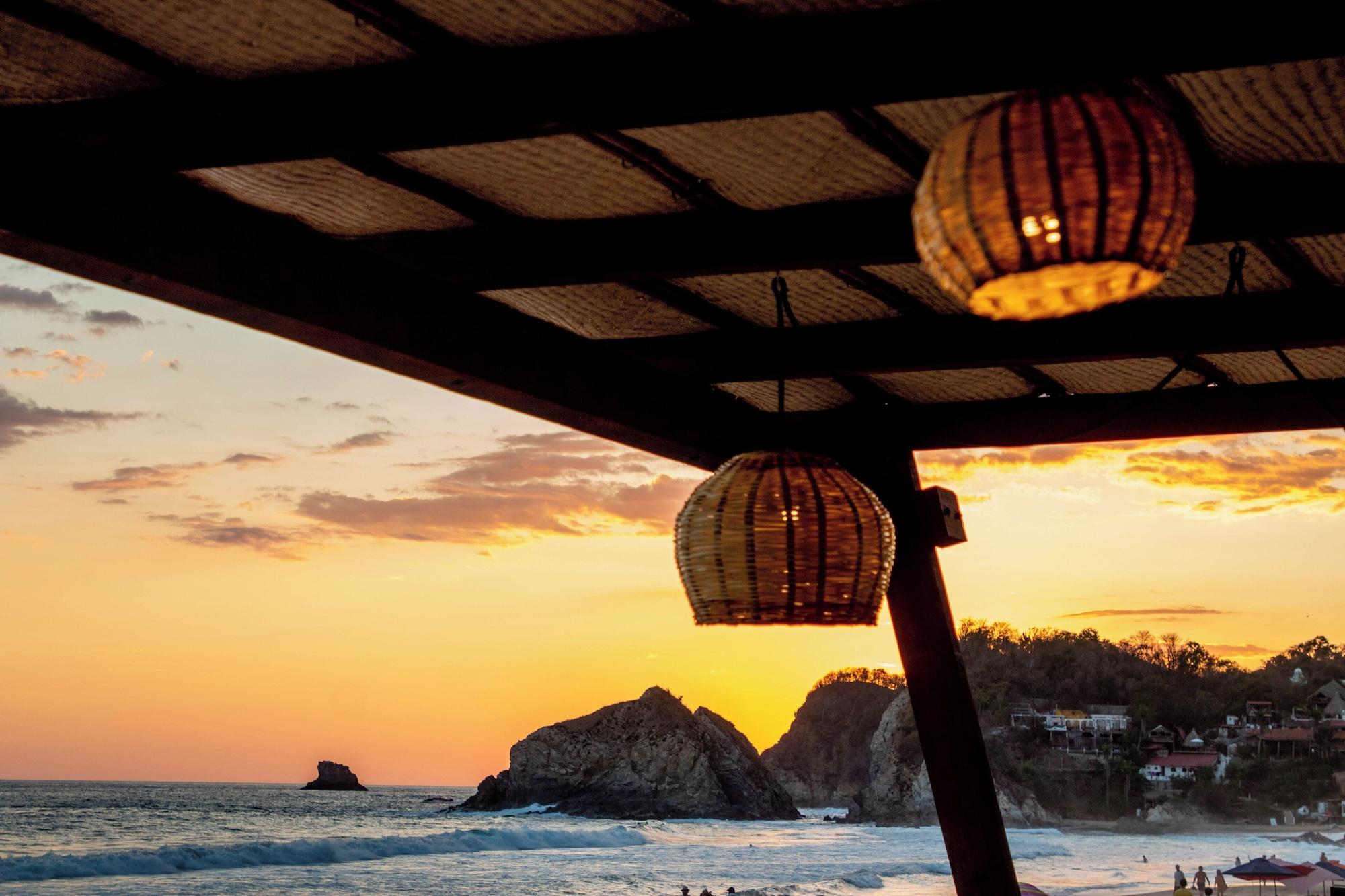 Vista Exterior Hotel Playa Zipolite