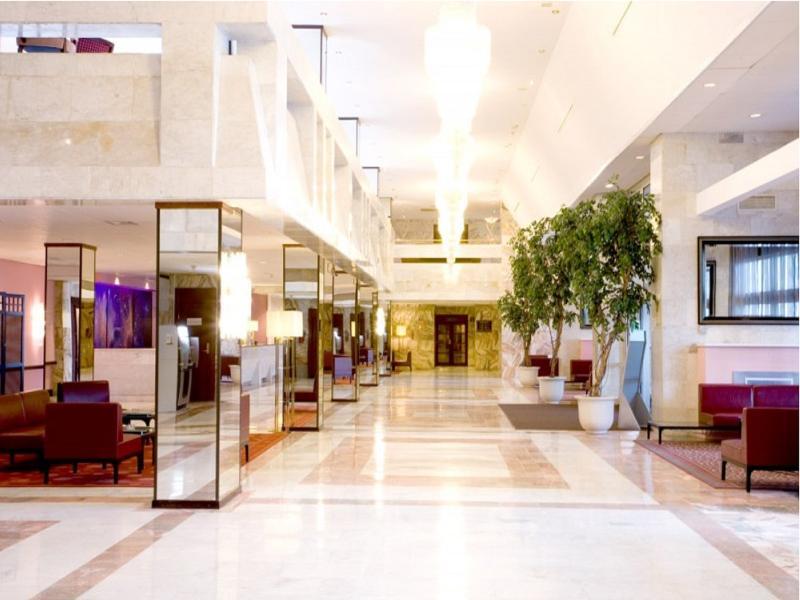 Vista do lobby Aerostar Hotel Moscow