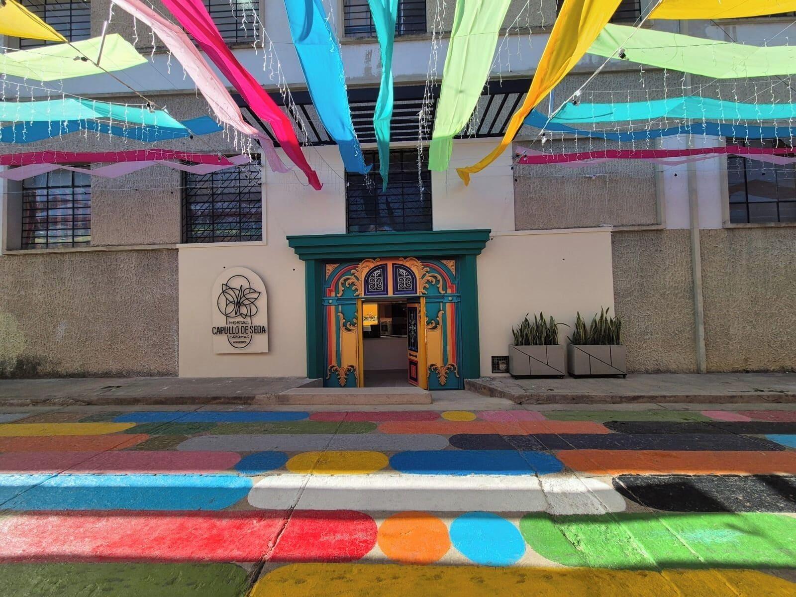 Vista Exterior Hostal Capullo de seda