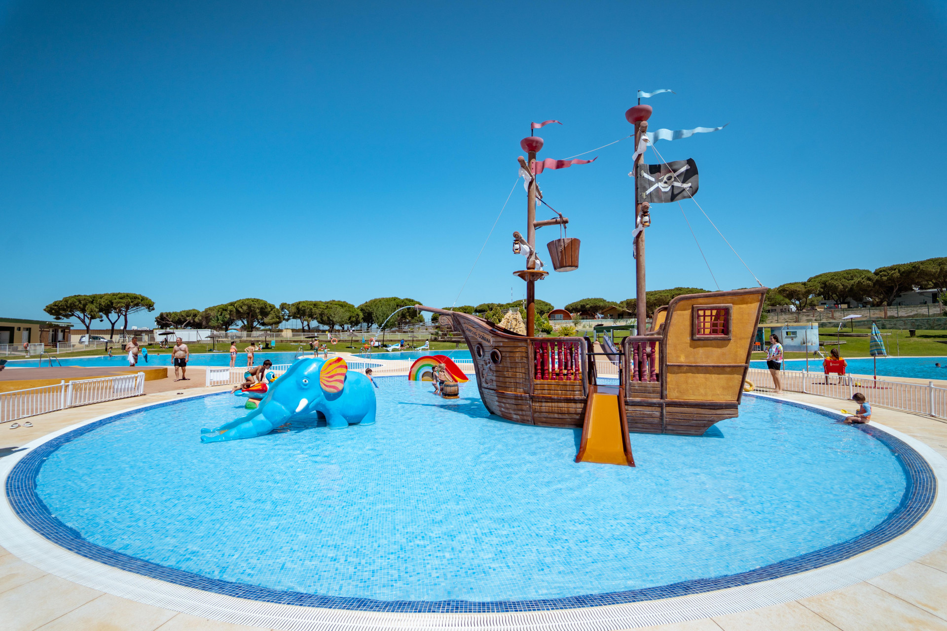 Vista Piscina Kampaoh Doñana