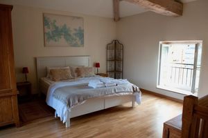 Alquiler Vacacional - La Forge - Apartment private terrace, overlooking the pool and Roche de Solutré