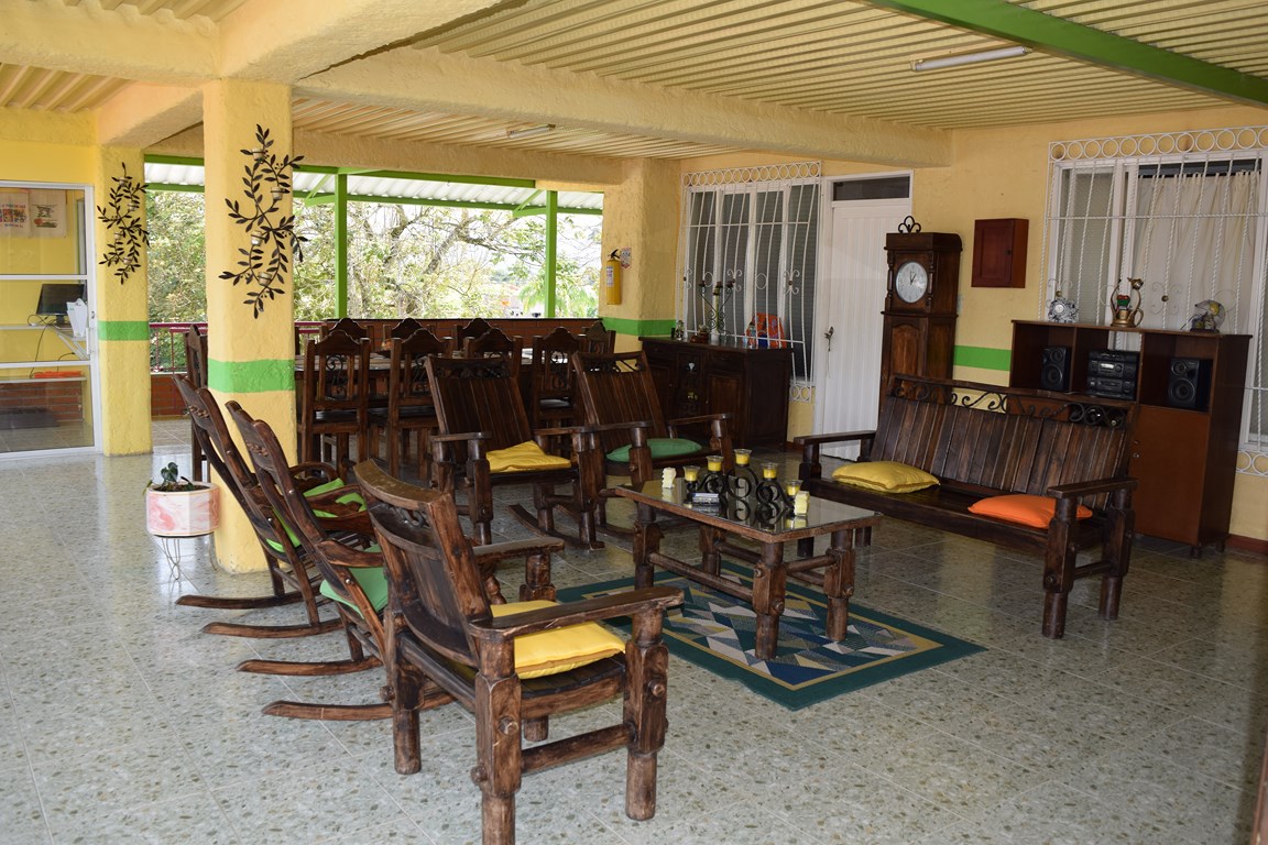Vista Lobby Finca Hotel Villa Diana